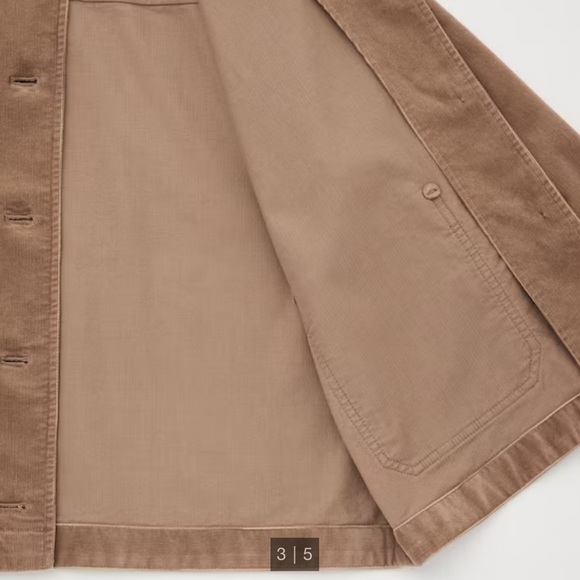 Uniqlo Corduroy Jacket - Ivory - Picture 4 of 10